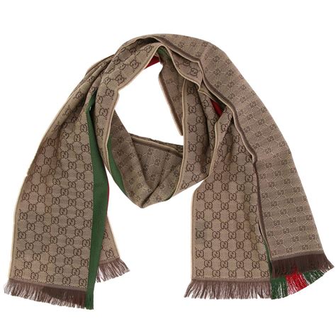 sciarpa uomo gucci 240|Sciarpa in lana e cashmere gg .